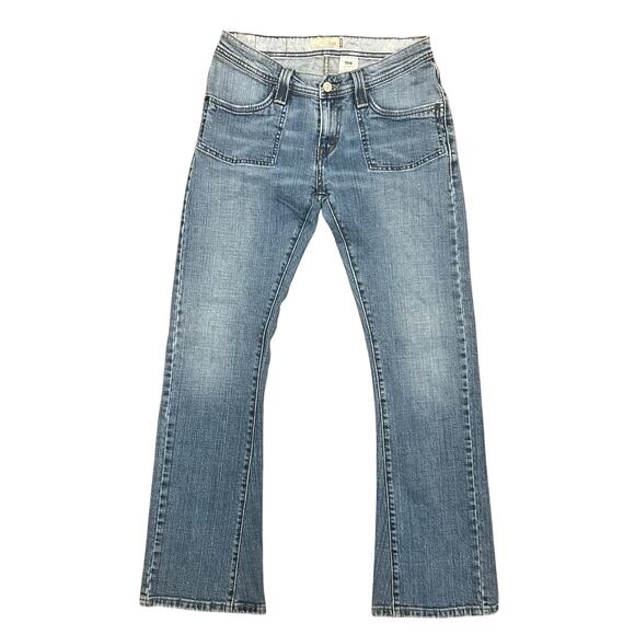 Vintage Levis 542 Jeans Low Flare Jeans Size 6 - Picture 1 of 7